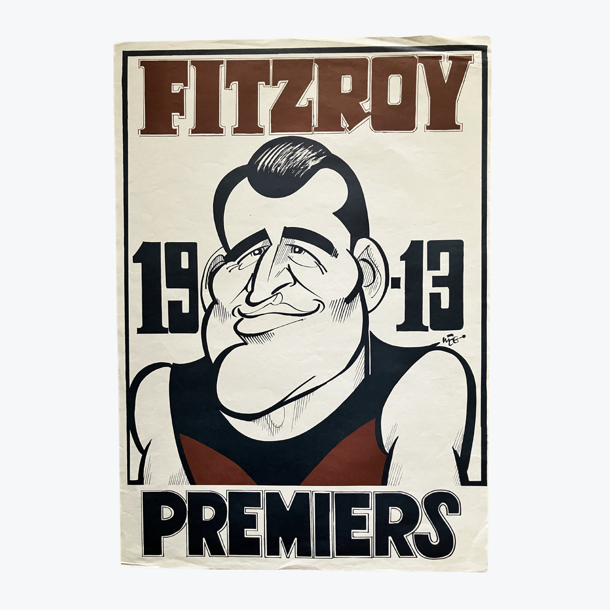 Fitzroy Lions 1913 WEG Premiers Poster
