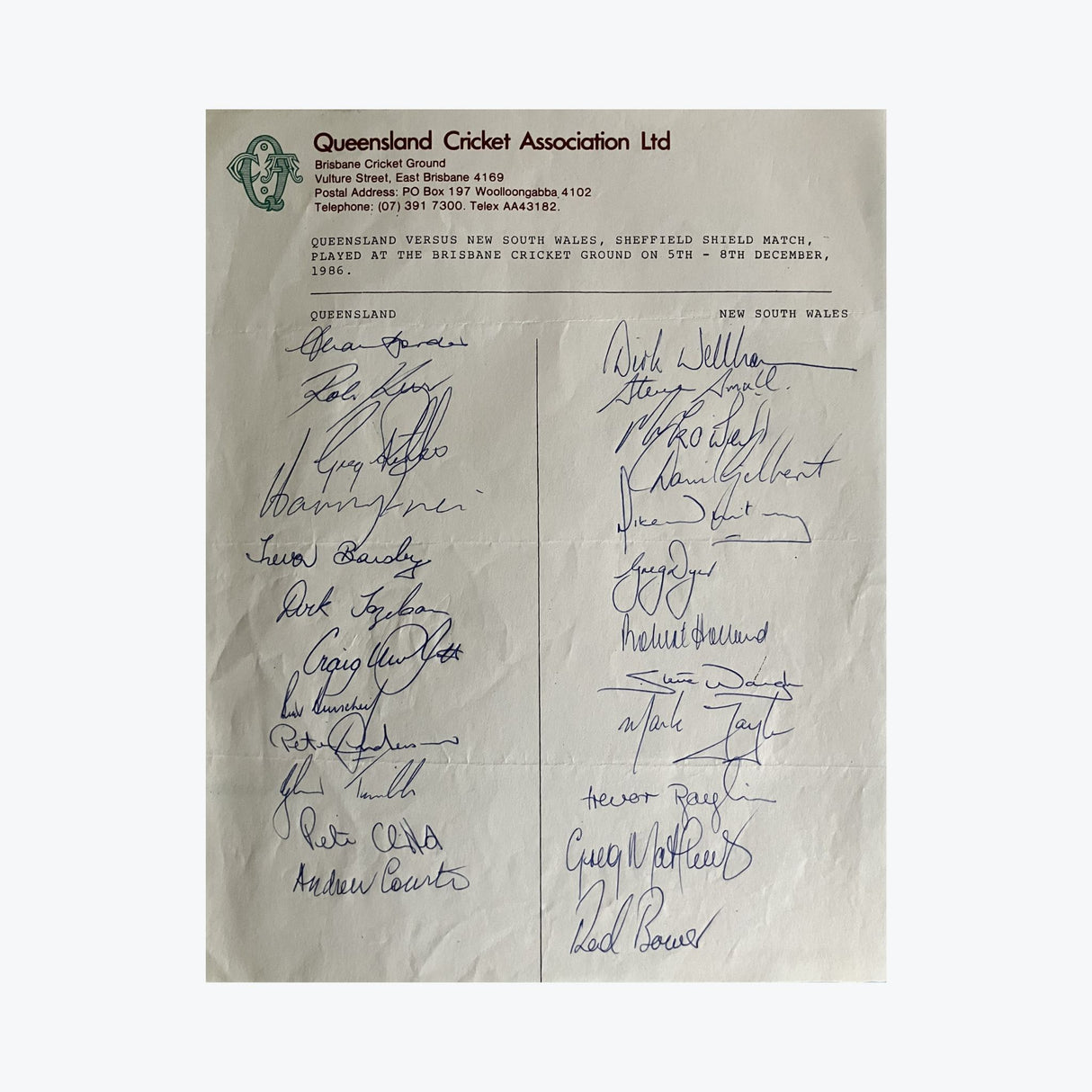 Queensland vs New South Wales