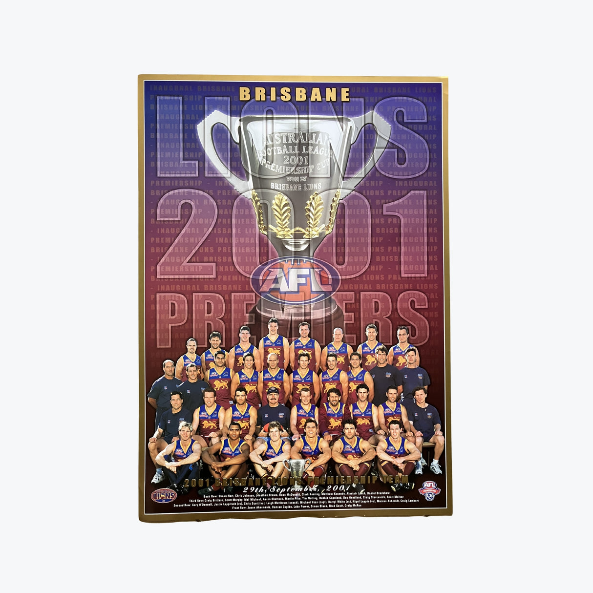 Premiers 2001