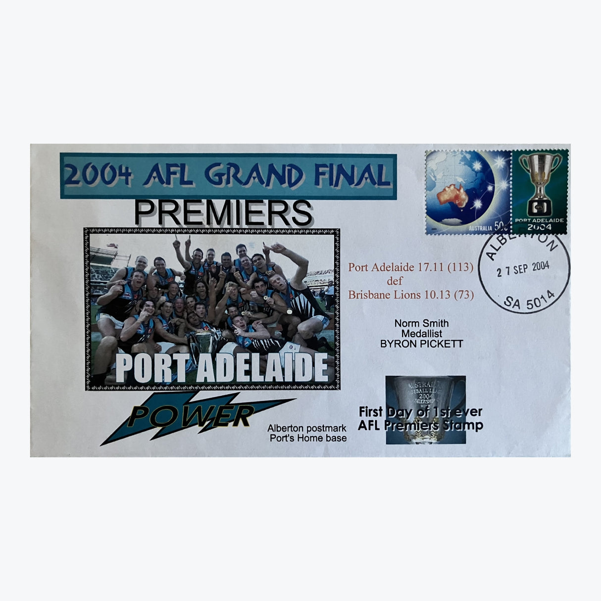 2004 AFL Premiers - First Day Cover