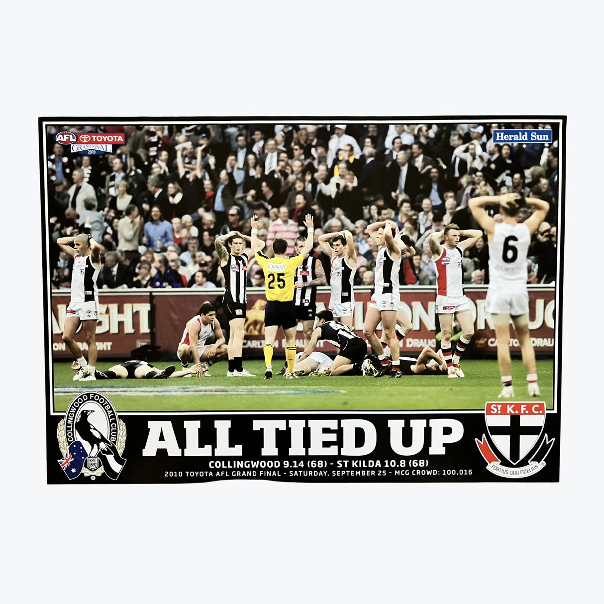 2010 Drawn AFL Grand Final Poster