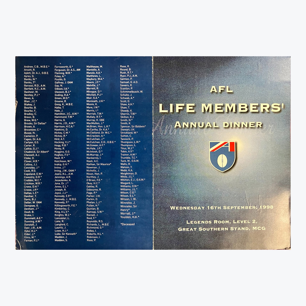 AFL Life Members