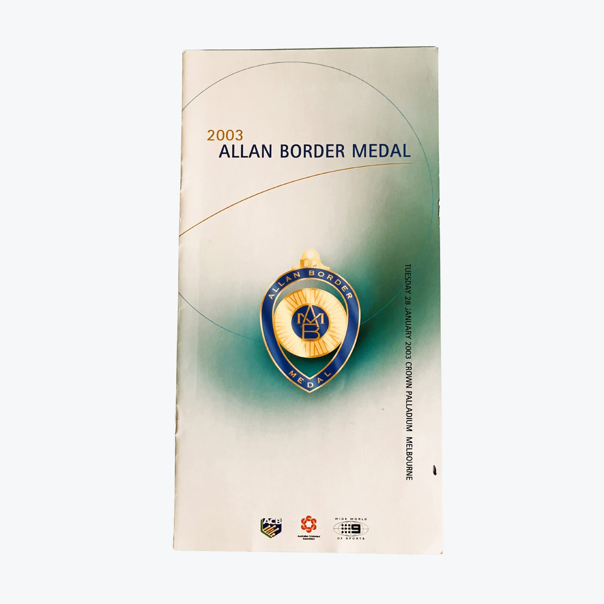 2001 - 2004 Allan Border Medal Programs