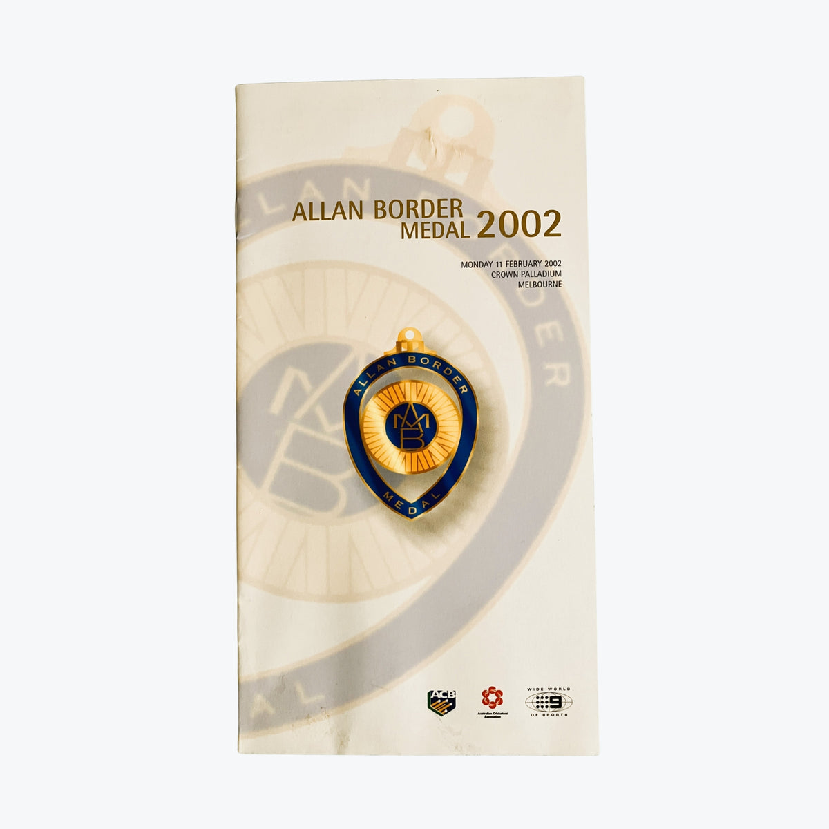 2001 - 2004 Allan Border Medal Programs