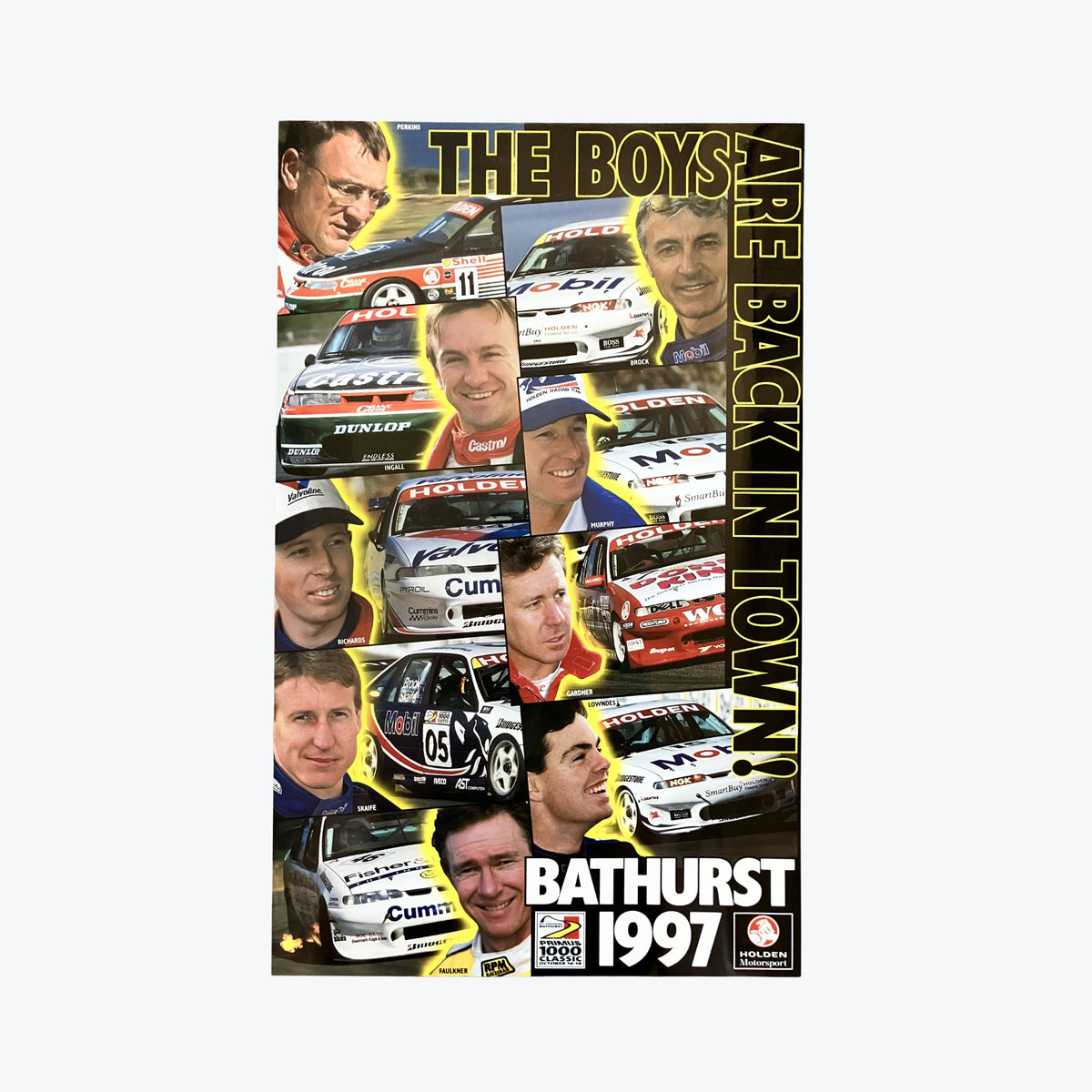 1997 Bathurst 1000 Holden Poster
