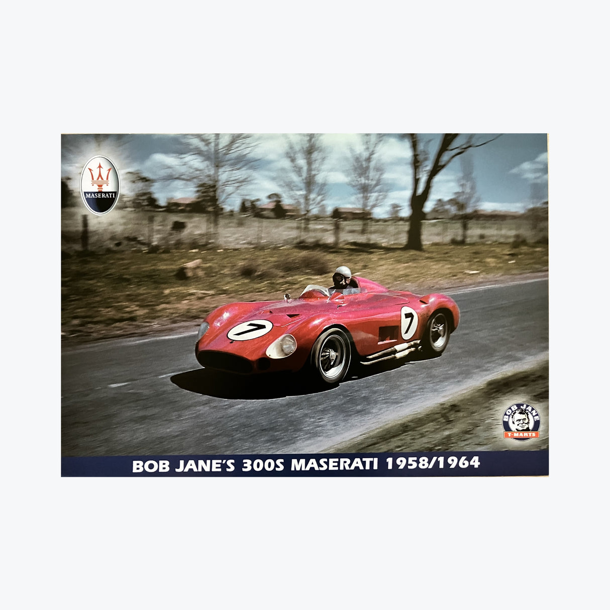 Bob Jane 300S Maserati Poster