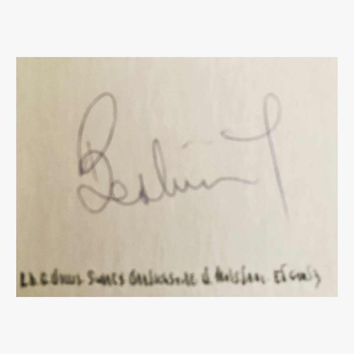 Bob Willis Autograph