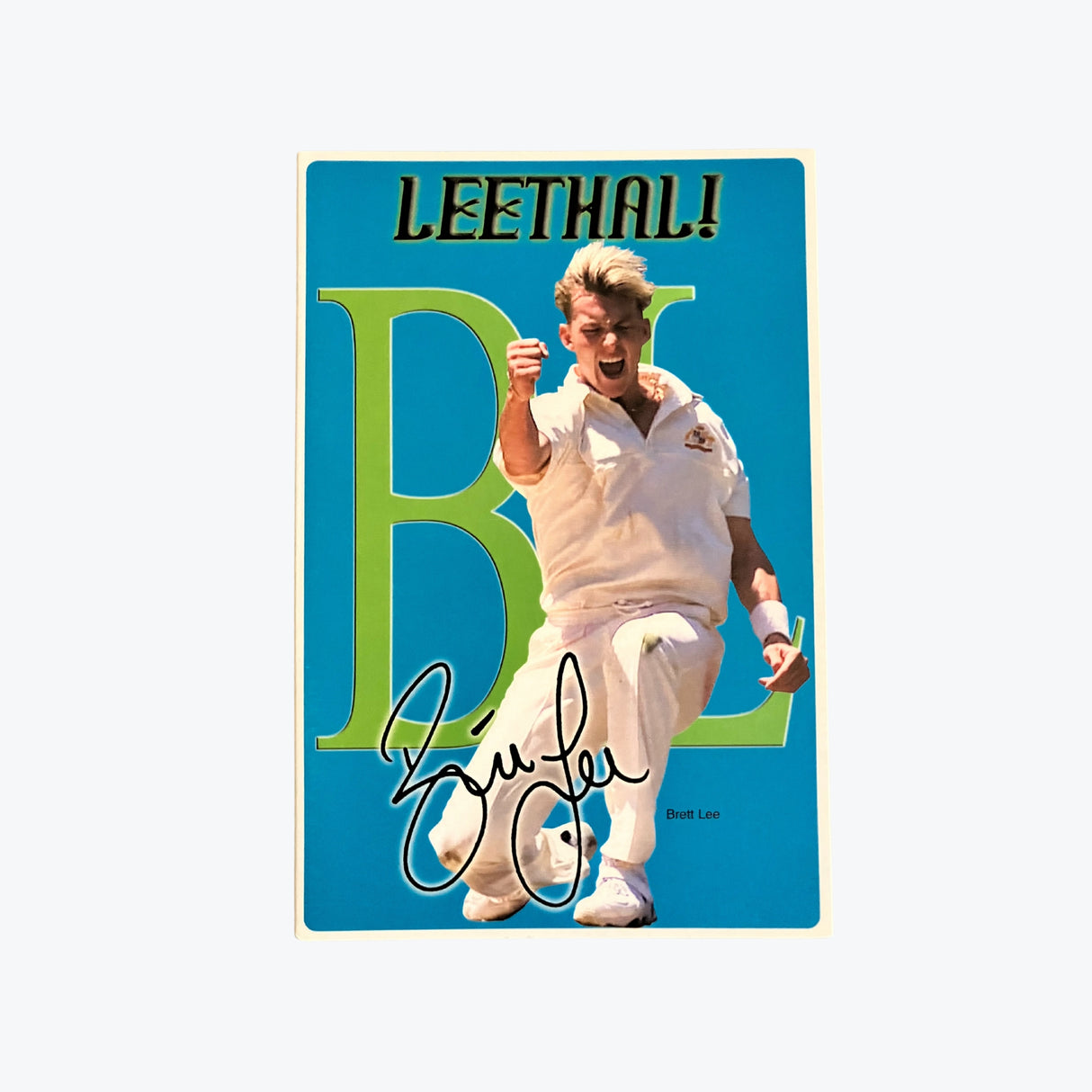 2004 'Leethal!' Brett Lee Cricket Card