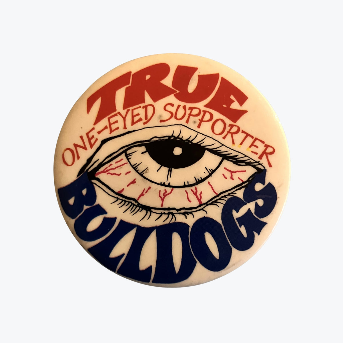 Bulldogs True One-Eyed Supporter Collectors Pin