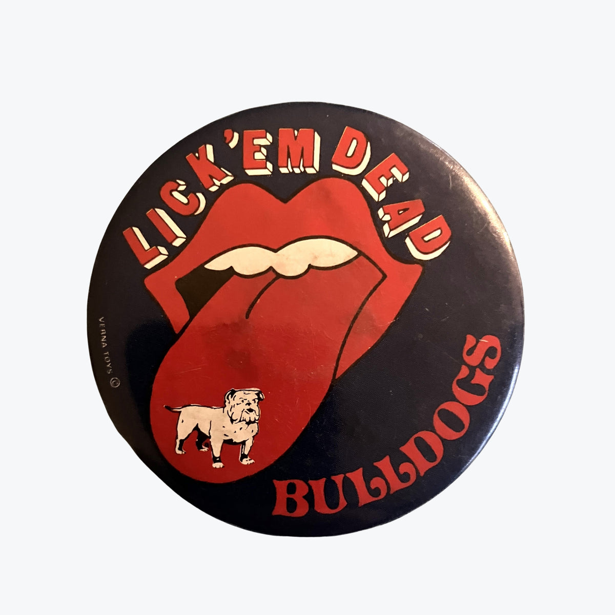 Bulldogs Lick 'Em Dead Collectors Pin