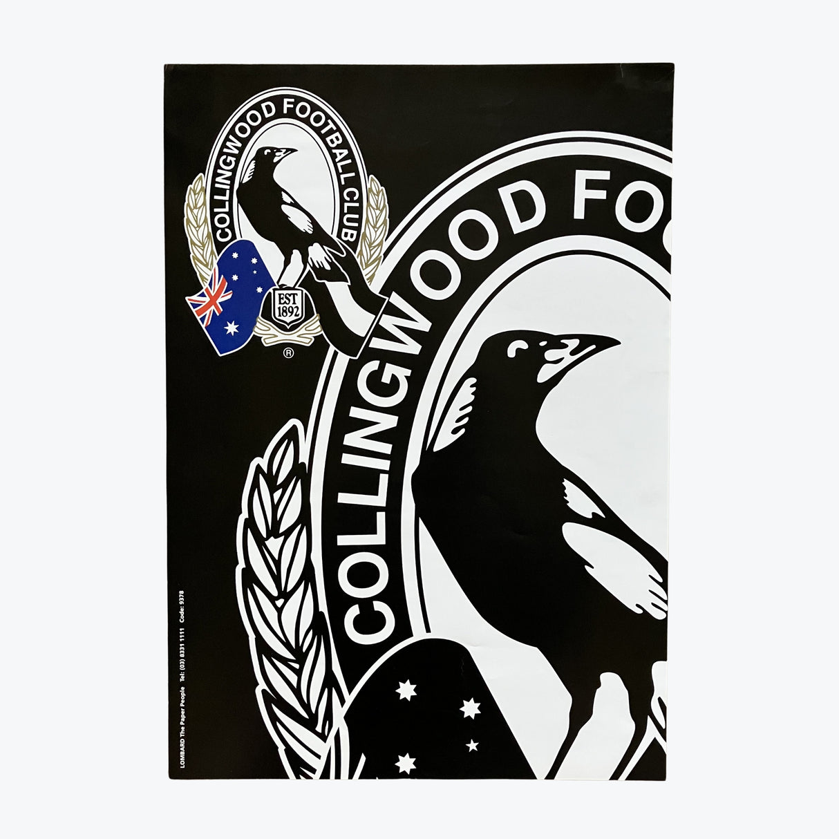 Collingwood Magpies Emblem Poster