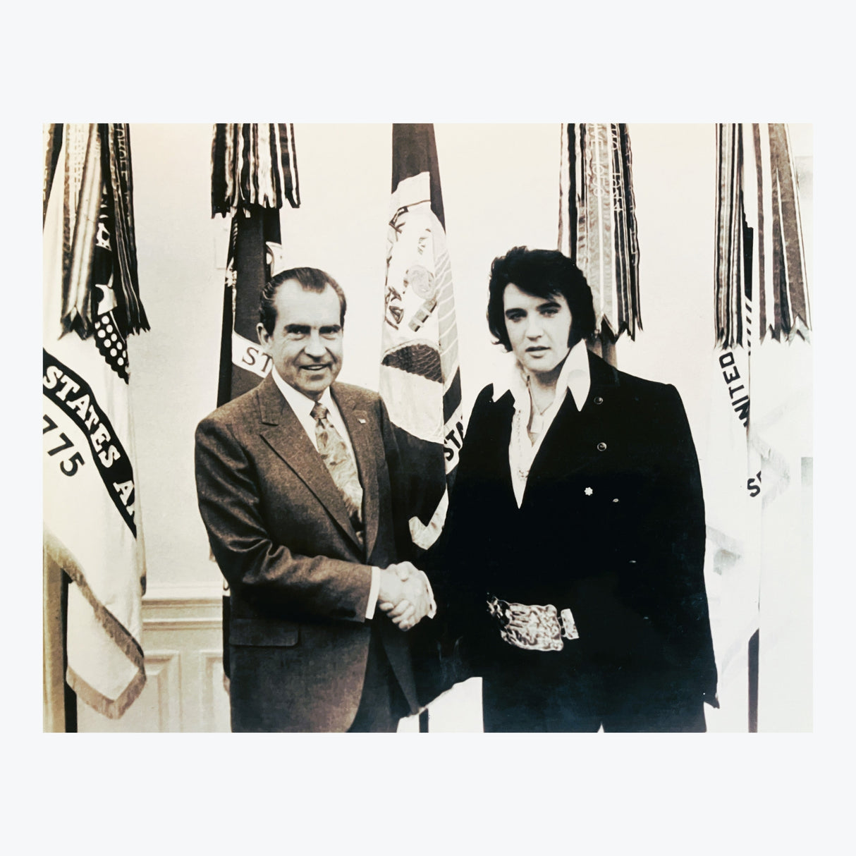 Elvis Presley and President Richard Nixon Photo