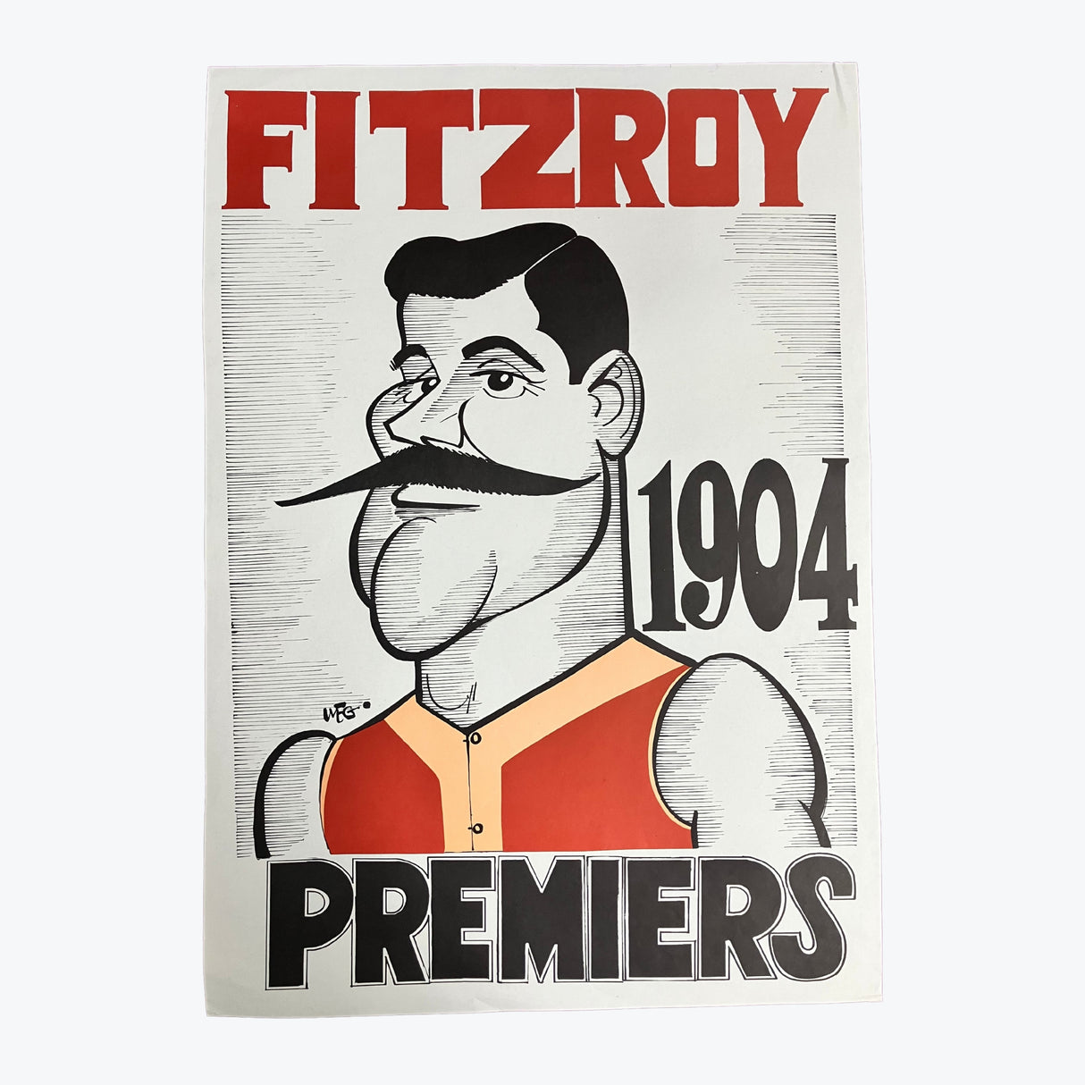 Fitzroy Lions 1904 WEG Premiers Poster