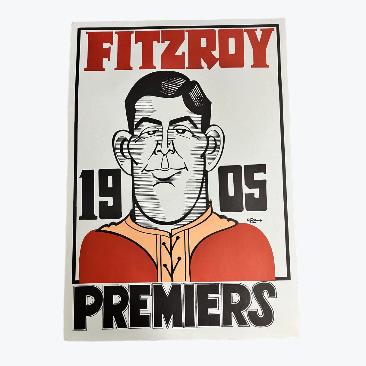 Fitzroy Lions 1905 WEG Premiers Poster