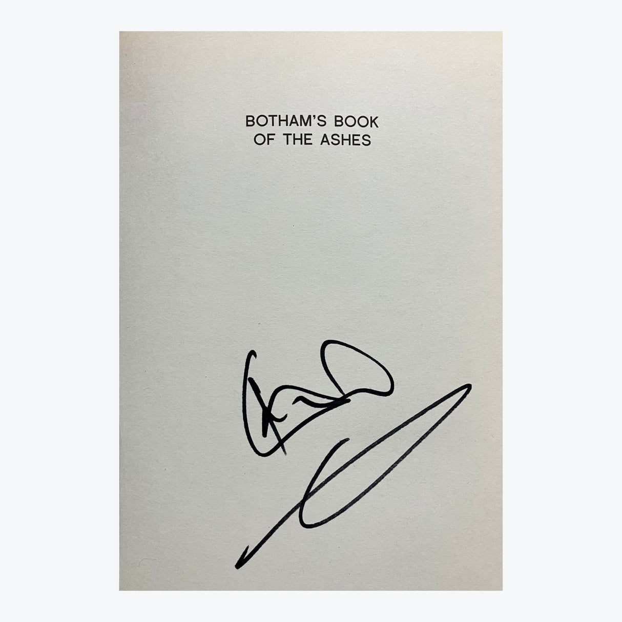 Botham's Book of the Ashes - Signed