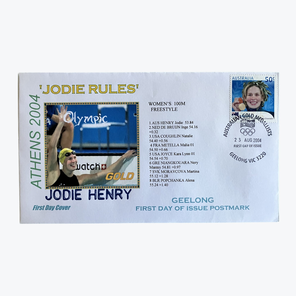 Jodie Henry - First Day Cover