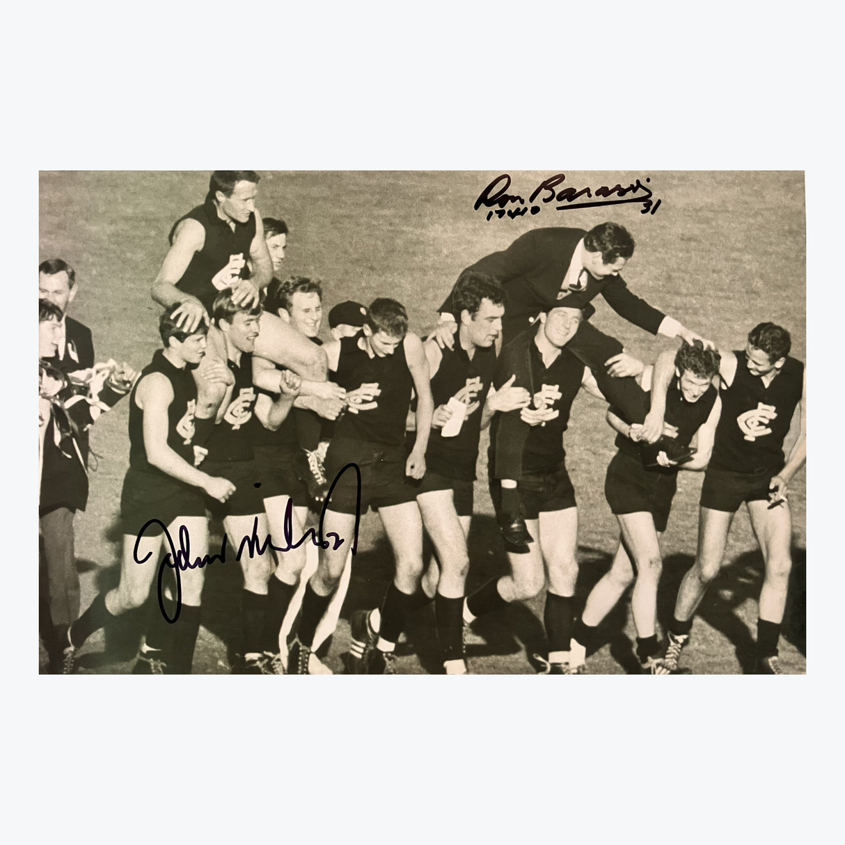 John Nicholls and Ron Barassi