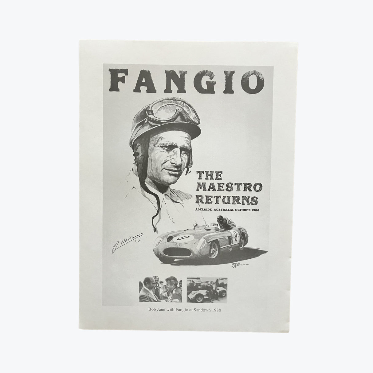 Juan Manuel Fangio "The Maestro Returns" Poster