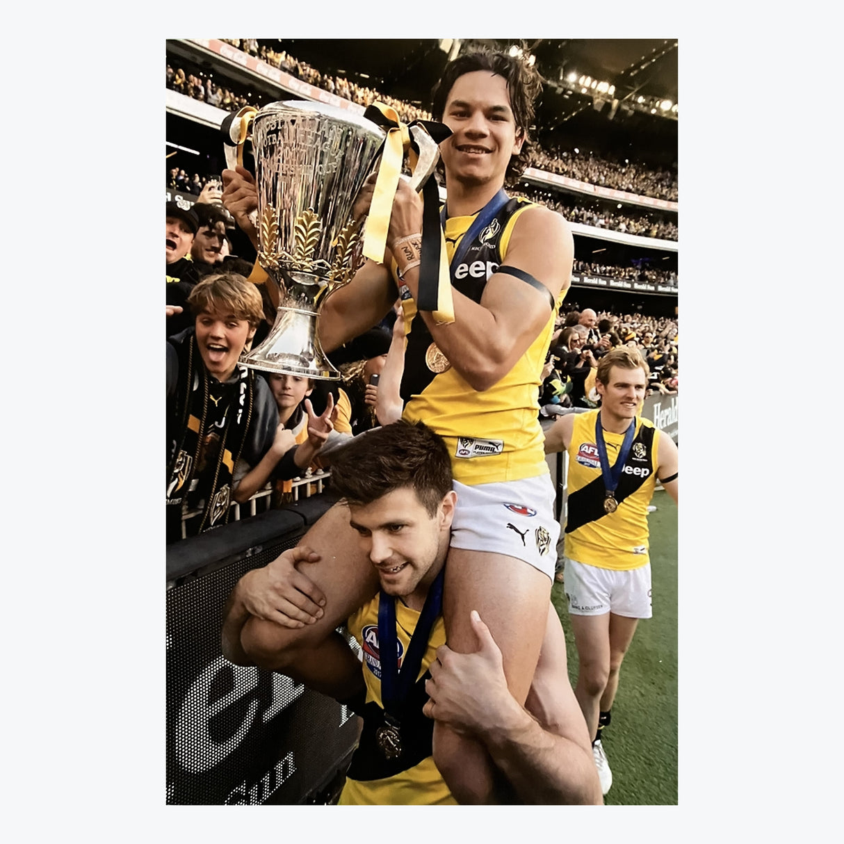 Daniel Rioli and Trent Cotchin