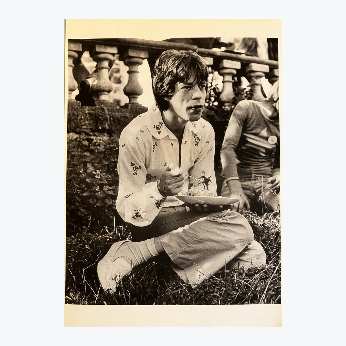 Mick Jagger 1973 Card Print
