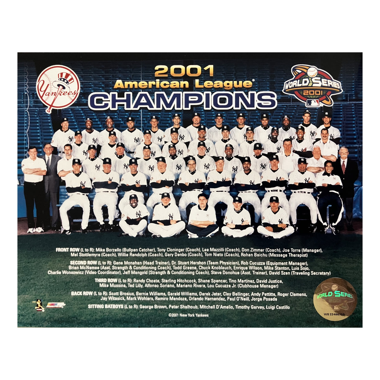 2001 American League Champions