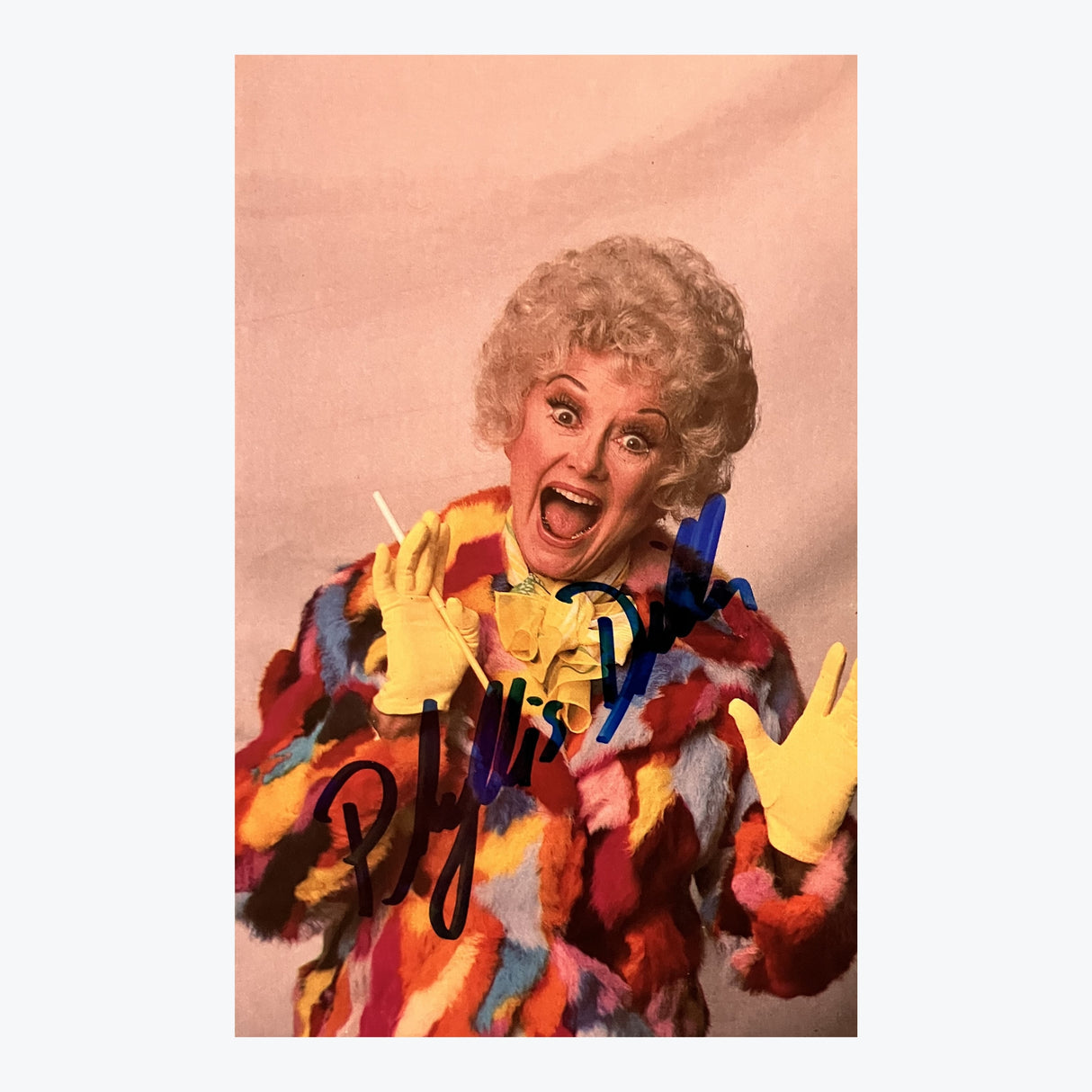 Phyllis Diller Signed Photo