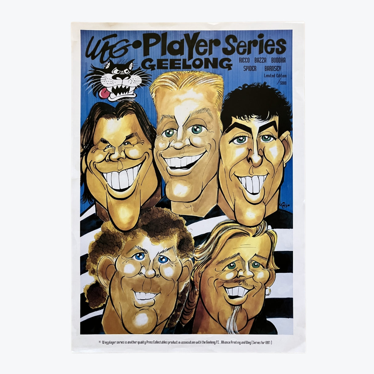 Geelong Cats 1997 WEG Player Series Poster