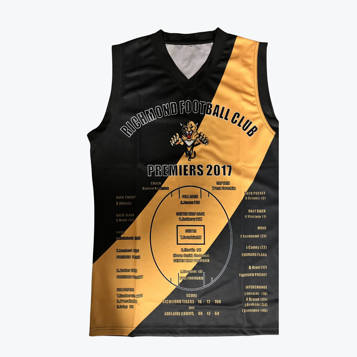 Richmond Tigers 2017 AFL Premiers Guernsey