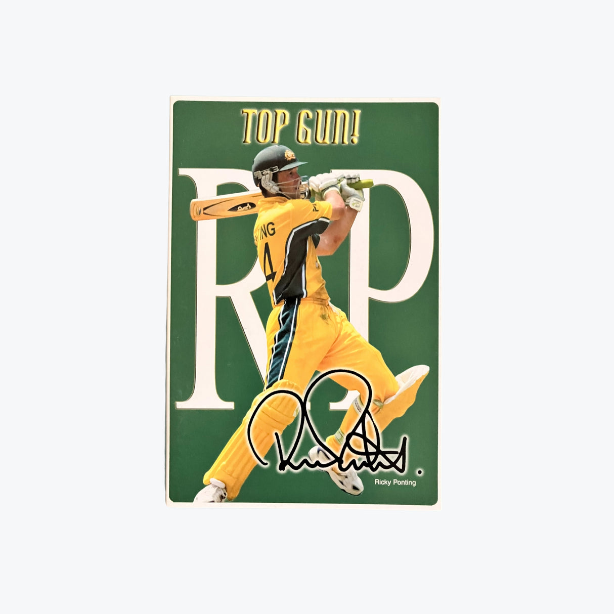 Ricky Ponting "Top Gun!" Trading Card