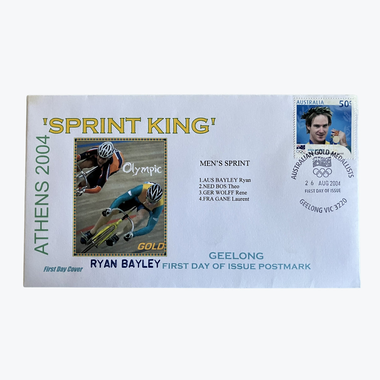 Ryan Bayley - First Day Cover