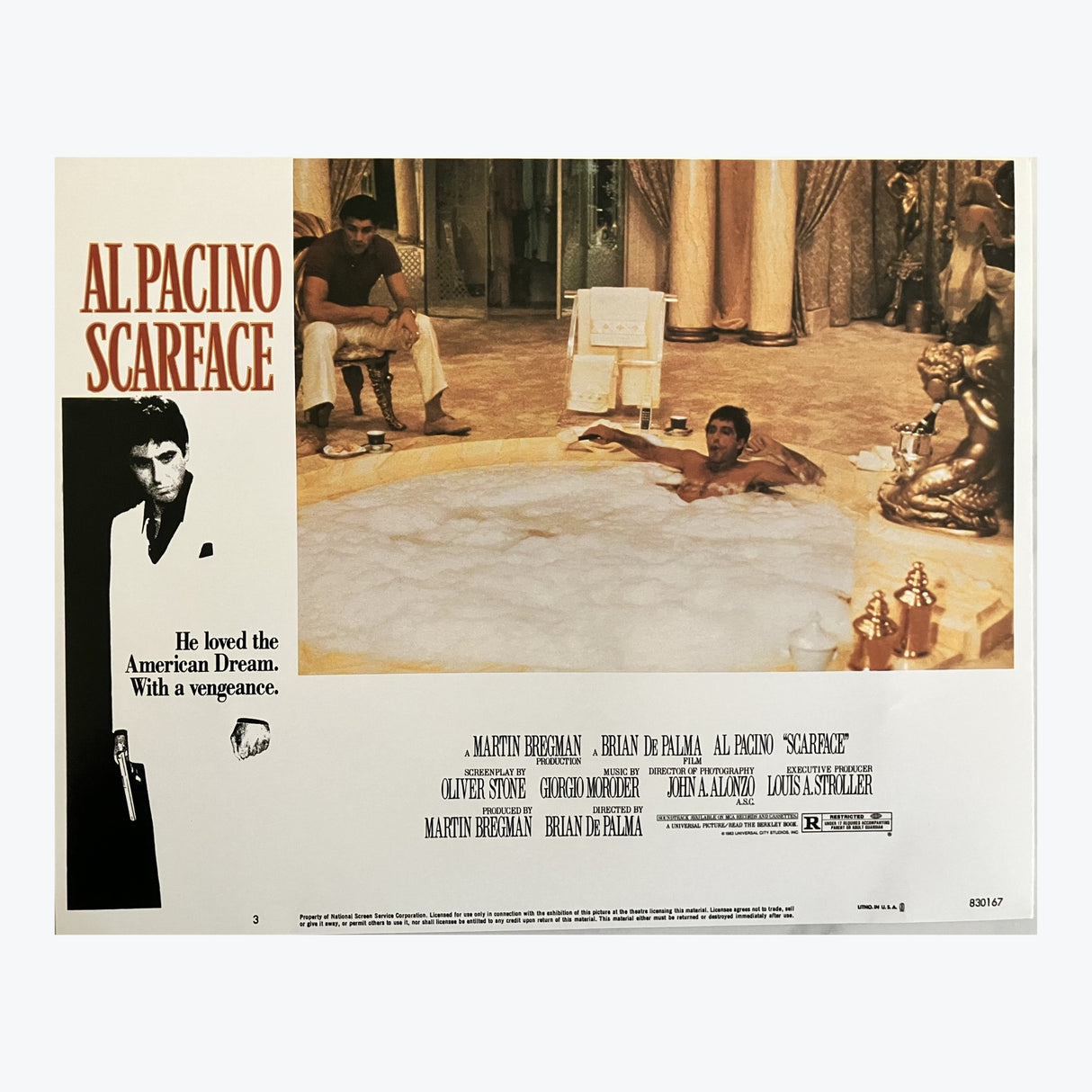 Scarface 1983 Movie Lobby Poster