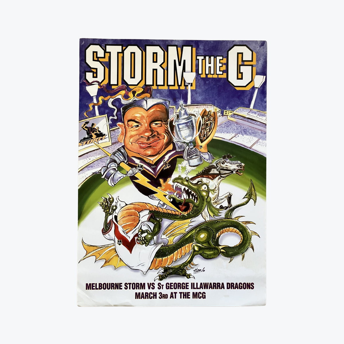 Storm the G NRL WEG Poster