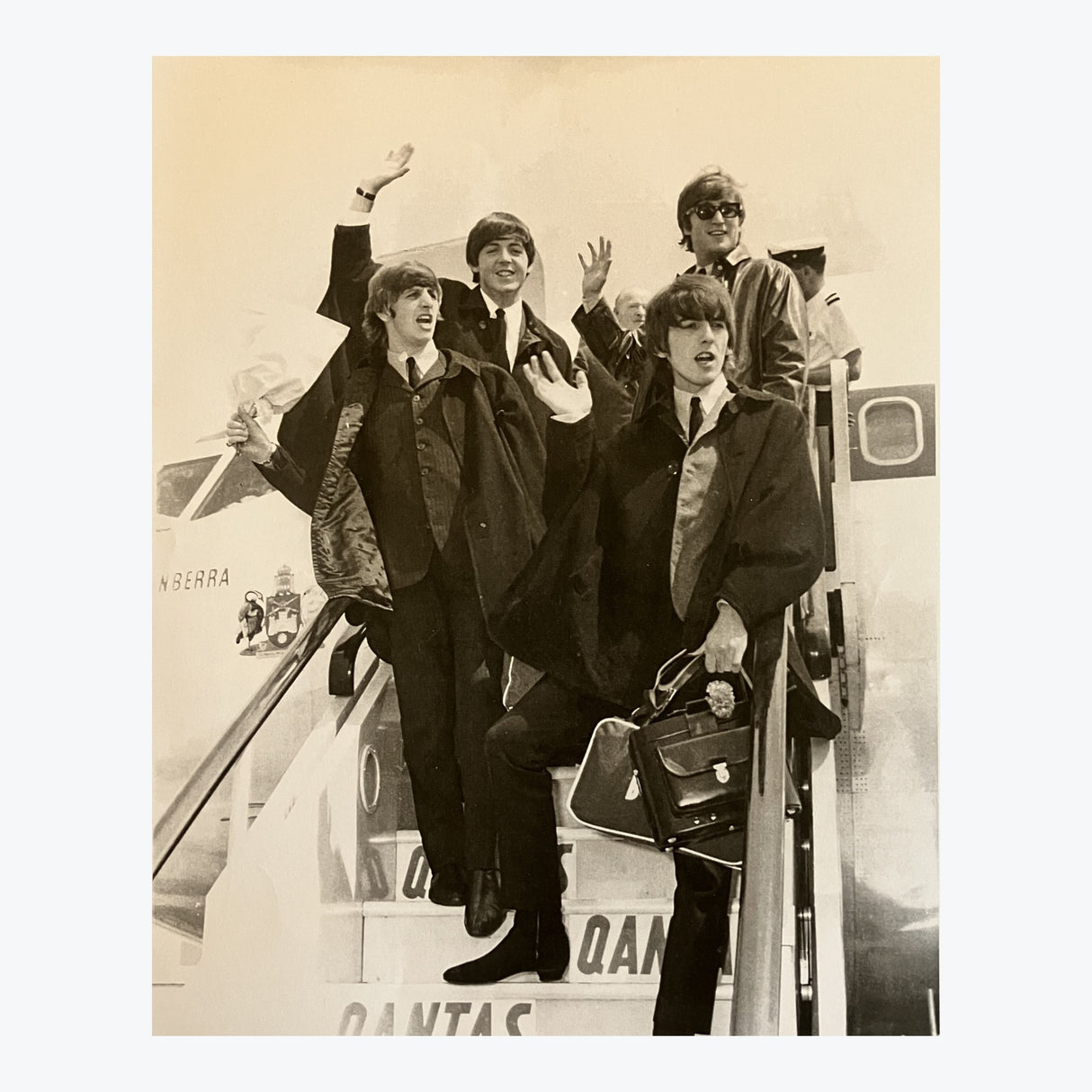 The Beatles 1964 World Tour Photo