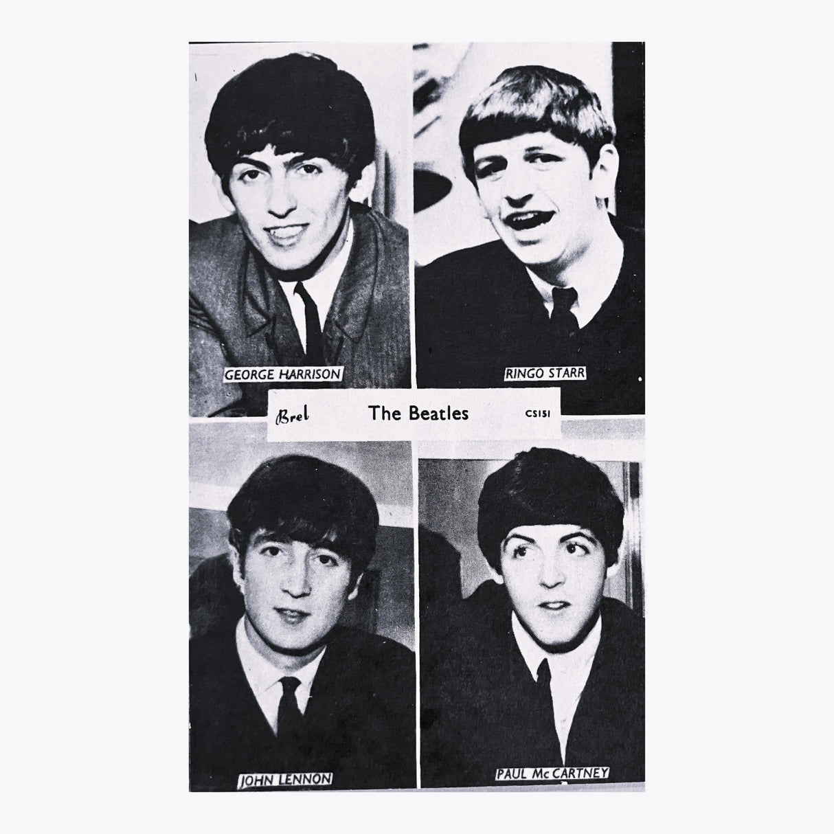 The Beatles 1963 Photo Postcard