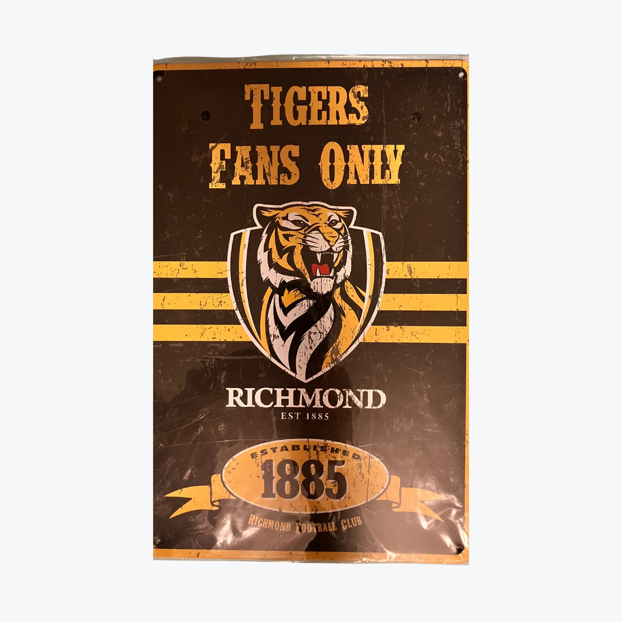 Tiger Fans Only Sign