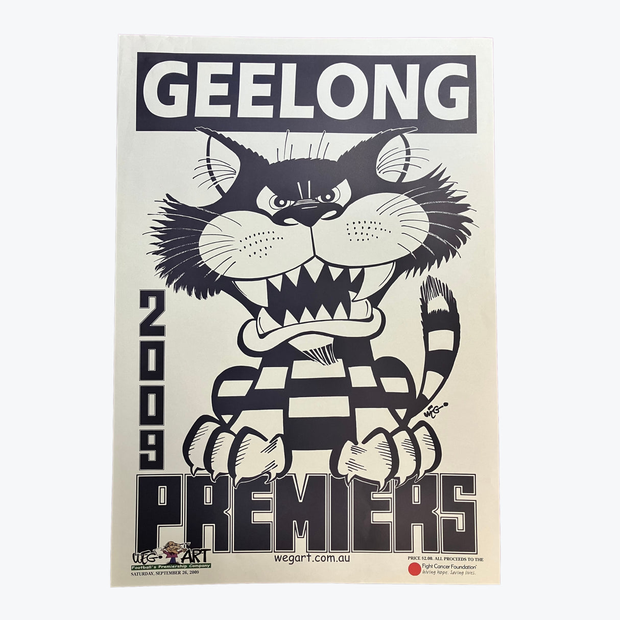 Geelong Cats 2009 WEG Premiers Poster