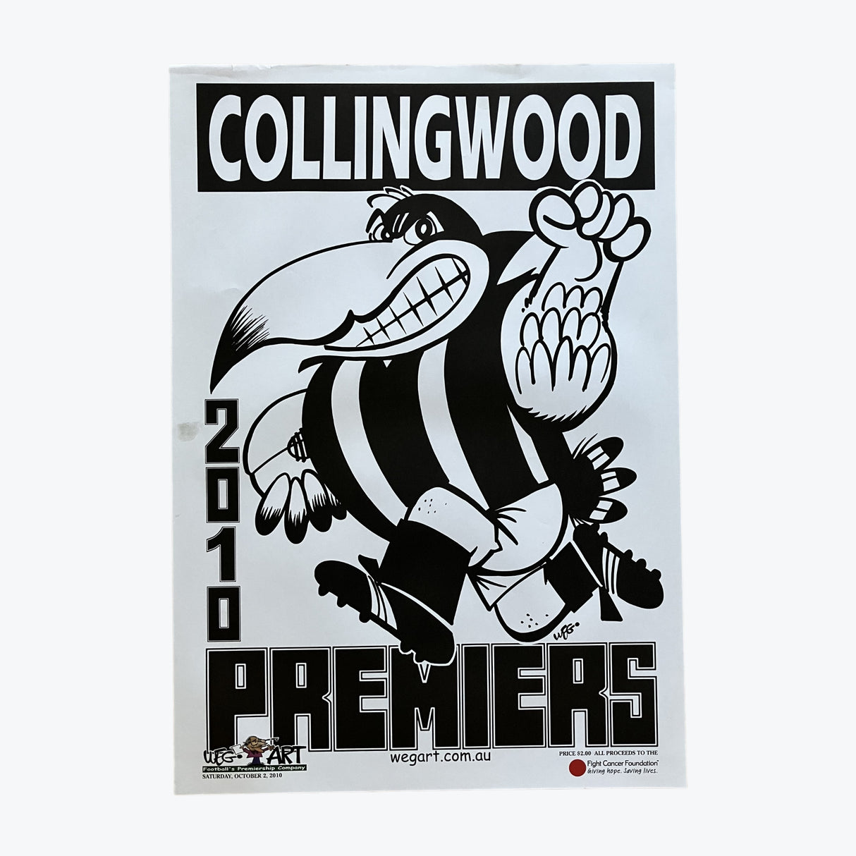 Collingwood Magpies 2010 WEG Premiers Posters