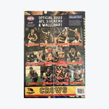 2003 Adelaide Crows Stickers and Wall Chart
