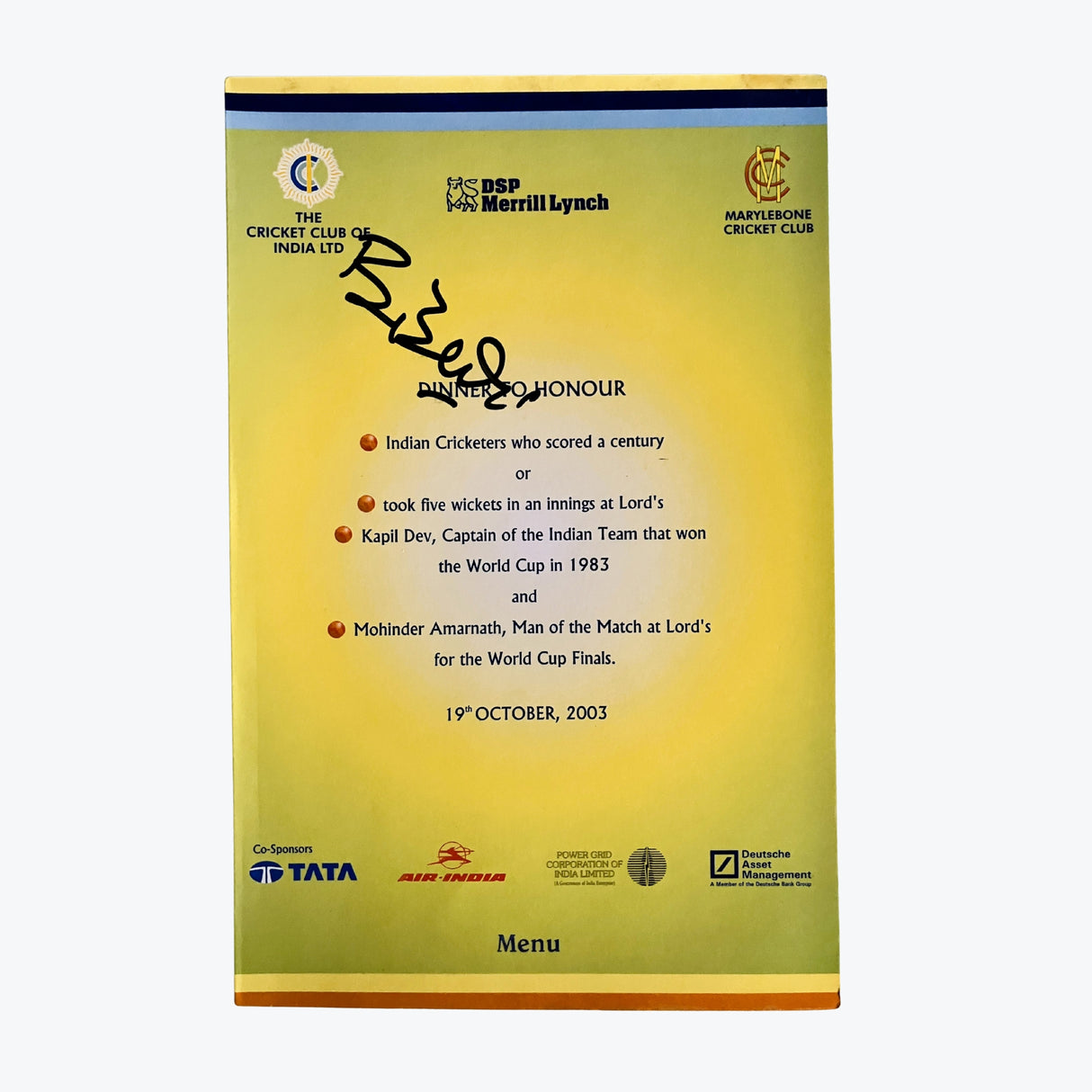 2003 Cricket Club of India Function