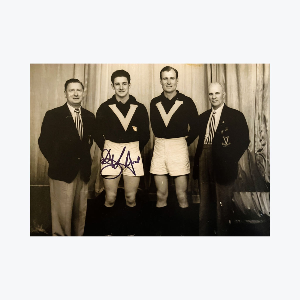 1949 State of Origin Hand-Signed Photo
