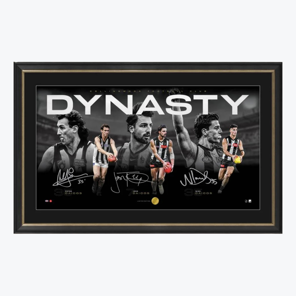 Daicos Dynasty Triple Signed Lithograph - Artisan Edition