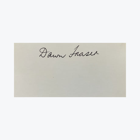 Dawn Fraser Photo and Autograph