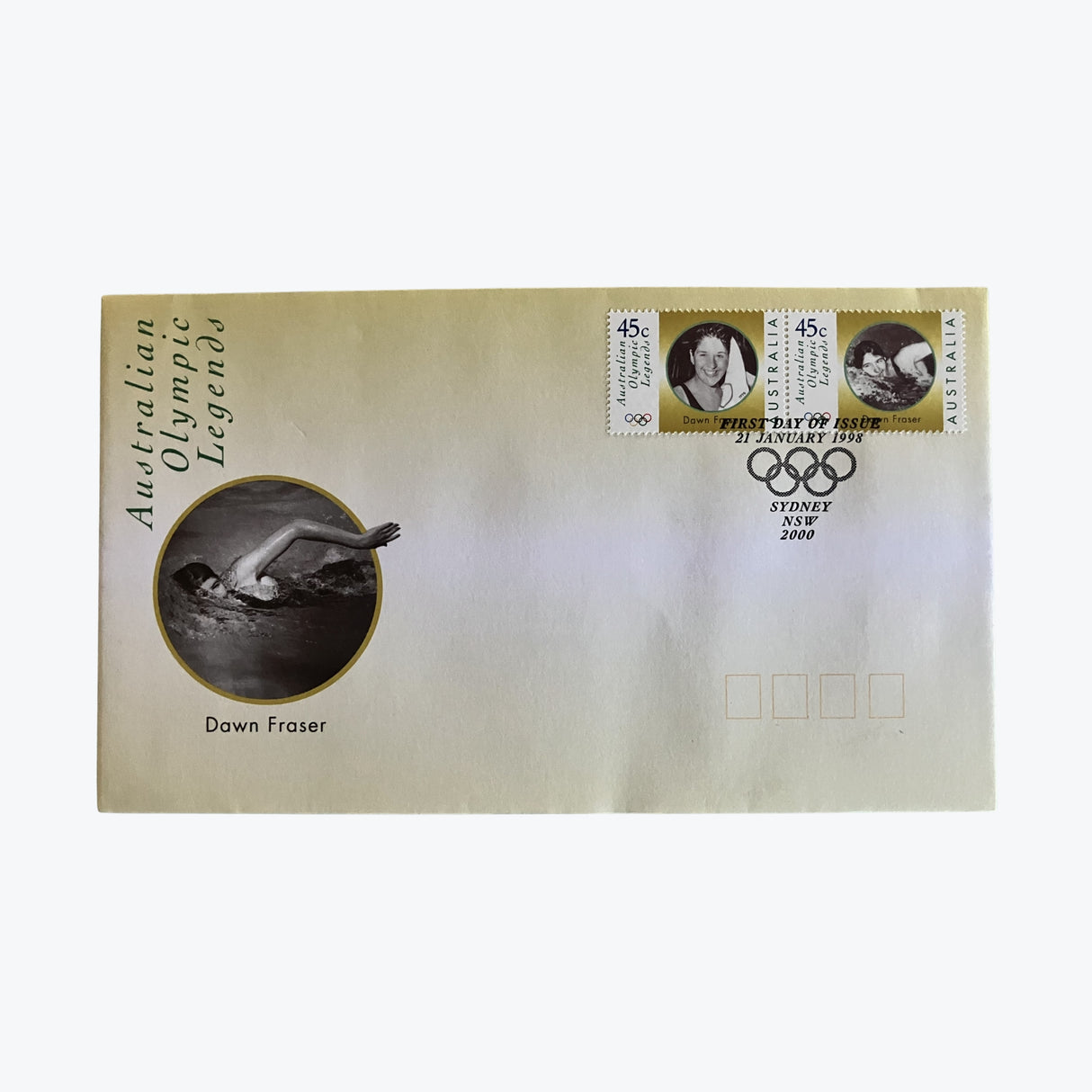 Dawn Fraser First Day Cover Envelope