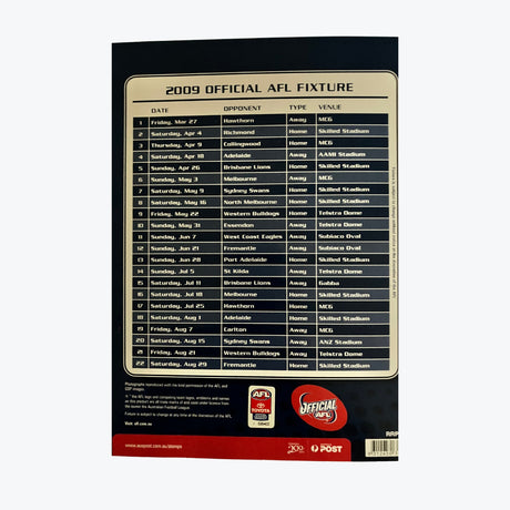 Geelong Cats 2009 Premiers Collectors Stamps