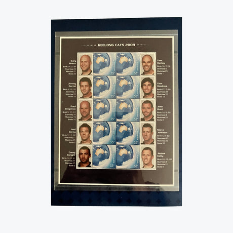 Geelong Cats 2009 Premiers Collectors Stamps