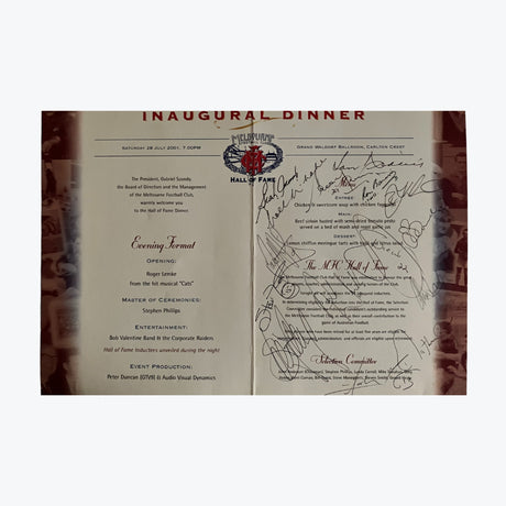 2001 Hall of Fame Dinner