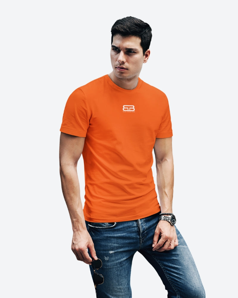 Logo Tee Mens Orange