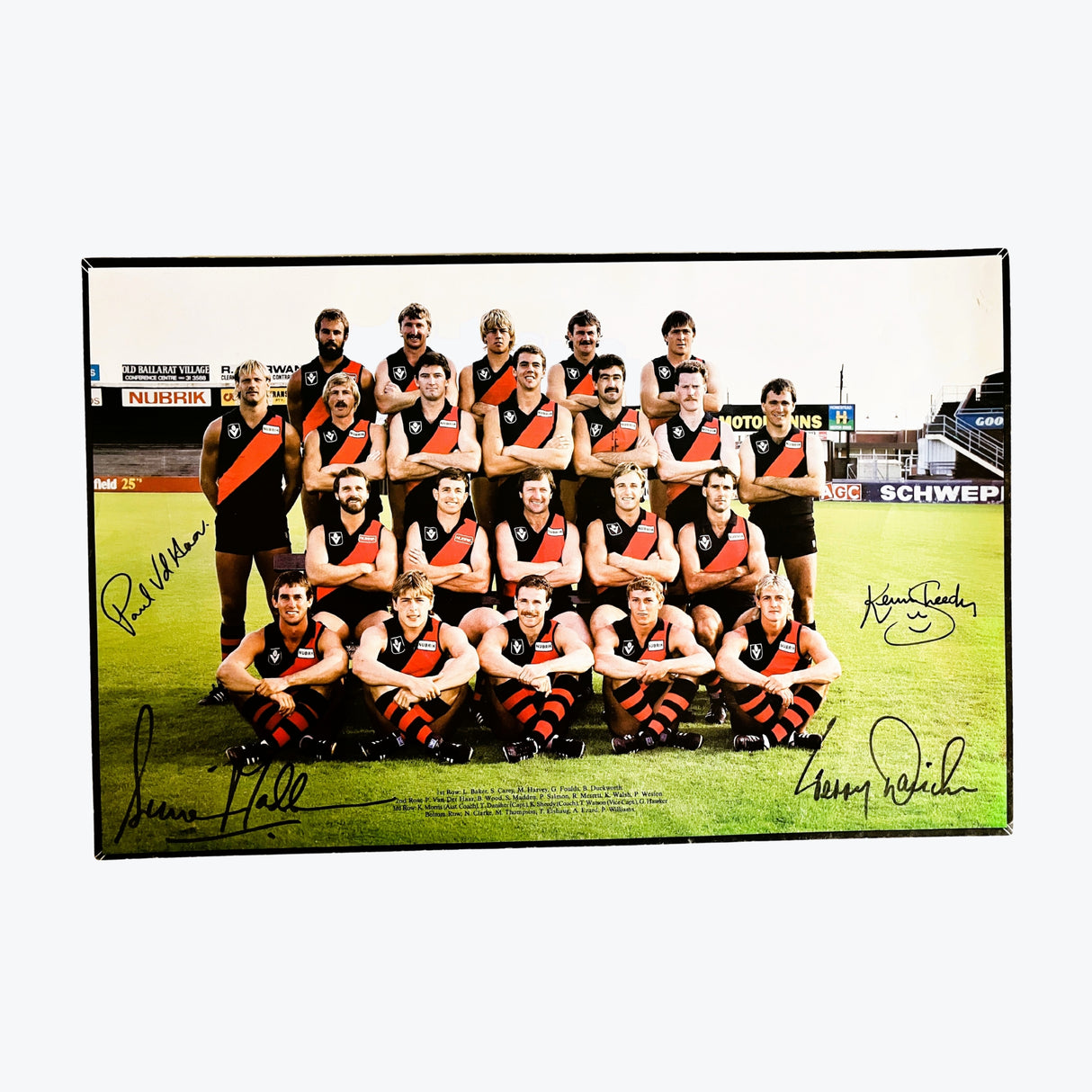 Essendon Bombers 1983 Signed Team Photo