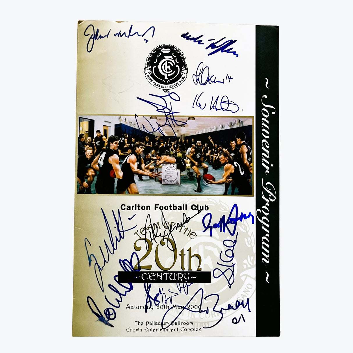 Carlton Blues Team of the 20th Century Signed Souvenir Program