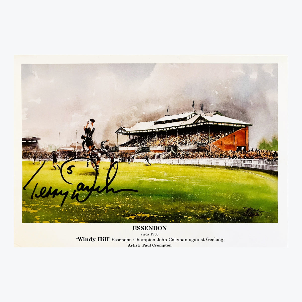 Signed Windy Hill, circa 1950 Poster